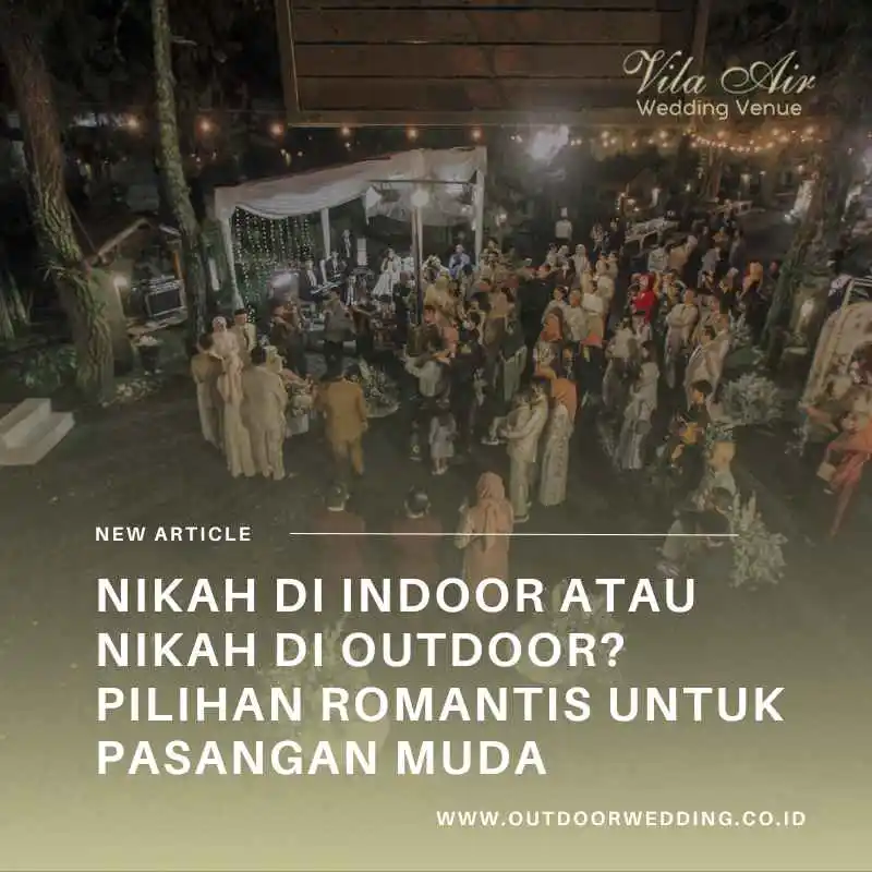 Outdoor wedding di lembang